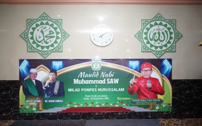 Maulid Nabi Muhammad SAW dan Milad Nurussalam ke 10